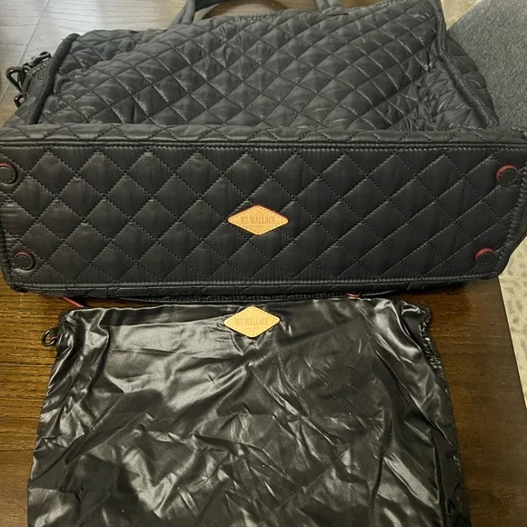 MZ Wallace Black Quilted Large Box Tote II - Picture 5 of 7